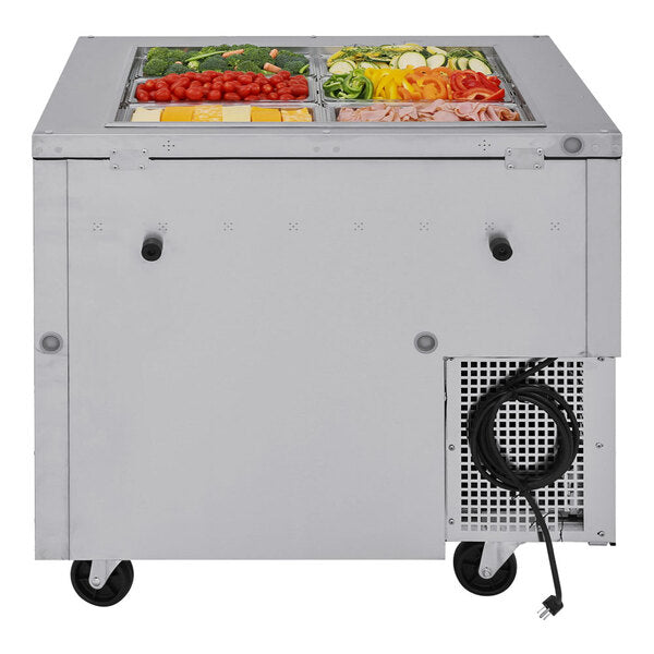 Turbo Air JBT-36-N 35" Stainless Steel Refrigerated Buffet Display Table - Donut-Equipment.com