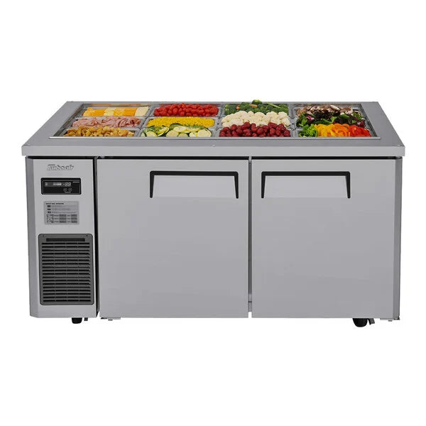 Turbo Air JBT-60-N 59" Stainless Steel Refrigerated Buffet Display Table - Donut-Equipment.com
