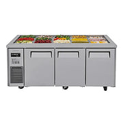 Turbo Air JBT-72-N 71" Stainless Steel Refrigerated Buffet Display Table - Donut-Equipment.com