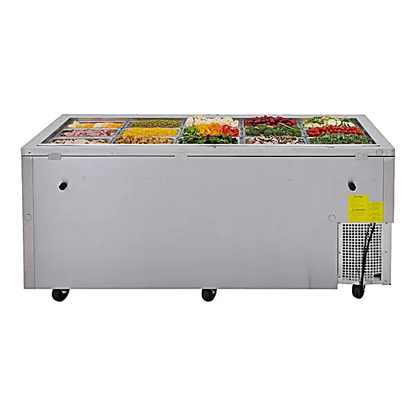 Turbo Air JBT-72-N 71" Stainless Steel Refrigerated Buffet Display Table - Donut-Equipment.com