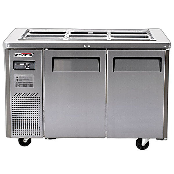 Turbo Air JBT-48-N 47" Stainless Steel Refrigerated Buffet Display Table - Donut-Equipment.com
