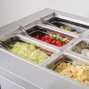 Turbo Air JBT-48-N 47" Stainless Steel Refrigerated Buffet Display Table - Donut-Equipment.com