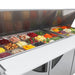 Turbo Air TST-72SD-30-N 73" Super Deluxe 3 Door Mega Top Refrigerated Sandwich Prep Table - Donut-Equipment.com