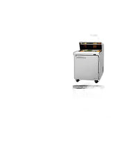 Turbo Air PST-28-N (Left or Right Side Hinge) 1 Solid Door Sandwich/Salad Unit Front Breathing Airflow - Donut-Equipment.com
