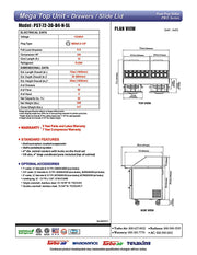 Turbo Air PST-72-30-D4-N-SL PRO Series Sandwich/Salad Prep Table w/ Refrigerated Base - Donut-Equipment.com