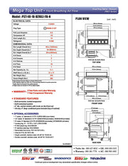 Turbo Air PST-48-18-D2R(L)-FB-N PRO Series Sandwich/Salad Prep Table w/ Refrigerated Base - Donut-Equipment.com