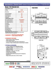 Turbo Air TST-72SD-D6-FB-N Super Deluxe 72" Sandwich/Salad Prep Table with Six Drawers - Donut-Equipment.com