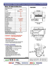 Turbo Air TST-48SD-18-D2R(L)-FB-N 48" Mega Top Sandwich Prep Table w/ 2 Drawers & 1 Door - Donut-Equipment.com