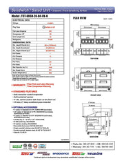 Turbo Air TST-60SD-24-D4-N 60 1/4" Super Deluxe Mega Top Sandwich/Salad Prep Table - Donut-Equipment.com