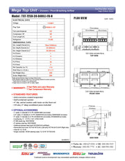 Turbo Air TST-72SD-30-D4R(L)-FB-N Super Deluxe 72" Mega Top Sandwich/Salad Prep Table with Door & Drawers - Donut-Equipment.com