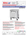 Turbo Air M3 MUR-20S-N6 20" Shallow Depth Low Profile Undercounter Refrigerator with 1 Solid Door - Bakery Wholesalers
