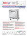 Turbo Air MUR-27S-N6 M3 Series 27" Shallow Depth Undercounter Refrigerator w/ 1 Section & Solid Door - Bakery Wholesalers