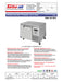 Turbo Air JUF-44D-N J Series 44" Extra Deep Undercounter Freezer w/ 2 Drawers & Side Mounted Compressor - Bakery Wholesalers