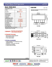 Turbo Air PRCBE-84R-N 84" PRO Series Chef Base w/ (4) Drawers - 115v - Donut-Equipment.com