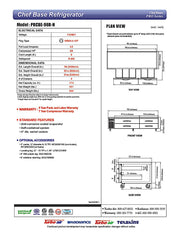 Turbo Air PRCBE-96R-N 96" PRO Series Chef Base w/ (4) Drawers - 115v - Donut-Equipment.com