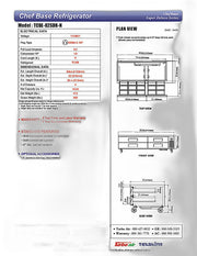 Turbo Air TCBE-82SDR-N 83 5/8" Super Deluxe Chef Base w/ (4) Drawers - 115v - Donut-Equipment.com