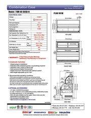 Turbo Air TOM-W-60SB-N 62 5/8" Black Horizontal Open Air Cooler w/ (4) Levels – Wide Display Merchandiser, 115v - Donut-Equipment.com