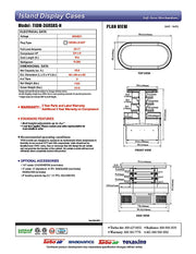 Turbo Air Self-Serve Merchandiser TIOM-36RSRS-N 48" Stainless Steel Open Air Oval Island Display Case - Donut-Equipment.com
