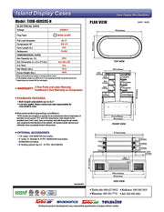 Turbo Air TIOM-48RSRS-N 48" Stainless Steel Horizontal Island Open Air Cooler – 4 Level Display, 220v - Donut-Equipment.com