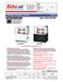 Turbo Air TBP36-46FN-B 35-3/8" Straight Glass Refrigerated Bakery Display Case, 2 Levels, Black Exterior, 115v - Donut-Equipment.com