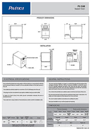 Prática Fit Express SM Single Mag Ventless High-Speed Commercial Rapid Cook Oven, Countertop Design - Donut-Equipment.com