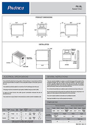 Prática FIT XL Ventless High-Speed Commercial Rapid Cook Oven, Countertop Design - Donut-Equipment.com
