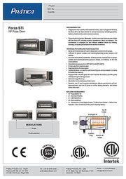 Prática FORZA STI Double-Stacked Ventless High-Speed Commercial Rapid Cook Oven, Countertop Design - Donut-Equipment.com