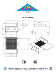Comstock-Castle CC-2923 29" Gas Donut & Funnel Cake Fryer, Stainless Steel - Donut-Equipment.com