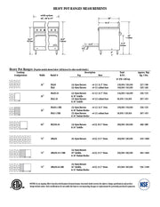 Comstock-Castle FK430-1.5RB 36" Gas Restaurant Range, 2 Open Burners, 18" Charbroiler, Single Standard Oven, Stainless Steel Front, 80,000 BTU - Bakery Wholesalers