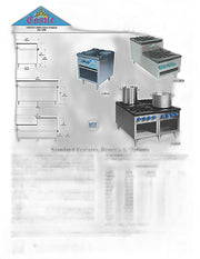 Comstock-Castle SUCSP36 36" Gas Stock Pot Range, 18" x 21" Cooking Area, 41" Deep, 360,000–440,000 BTU - Bakery Wholesalers
