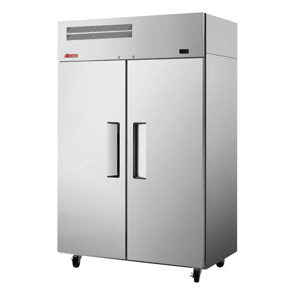 Turbo Air EF47-2-N-V E-Line 52" Solid 2 Door Reach-In Freezer