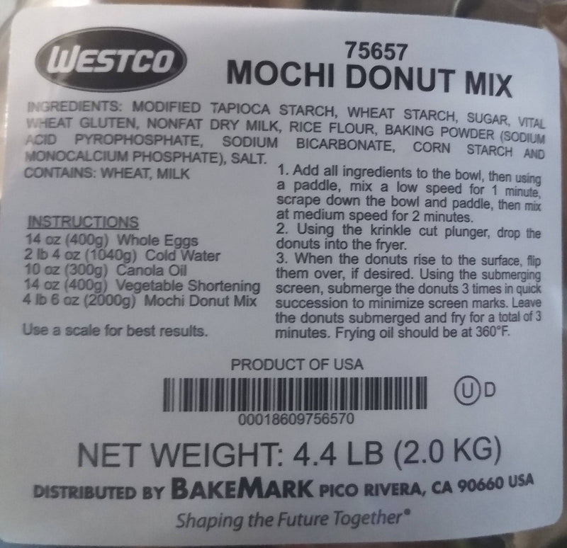 Westco Mochi Donut Mix 35.2 lbs Bakery Wholesalers