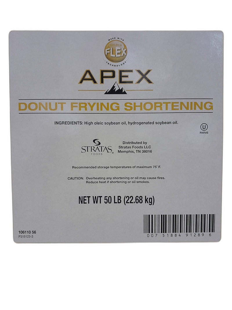 APEX NON HYDROGENATED PREMIUM DONUT FRY OIL/ SHORTENING 5% off-Wholesale Price-36 Cubes of shortening per pallet Bakery Wholesalers