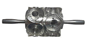 Junior Round Two Row Donut Cutter with Larger 1-1/4 inch center hole - Donut-Equipment.com