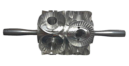 Junior Round Two Row Donut Cutter with Larger 1-1/4 inch center hole - Donut-Equipment.com