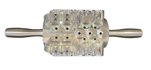 Donut Hole "Pull Apart" 3-1/2 inch Cutter (aluminum with handles) - Donut-Equipment.com
