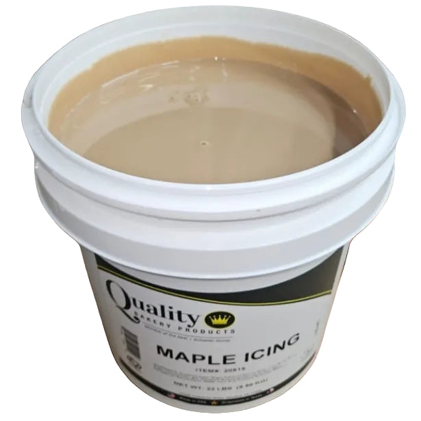 Quality Maple Icing 21.5 Pounds Ready To Use - Bakery Wholesalers