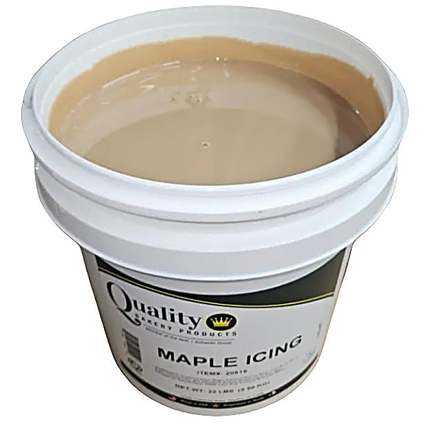 Quality Maple Icing 21.5 Pounds Ready To Use - Bakery Wholesalers