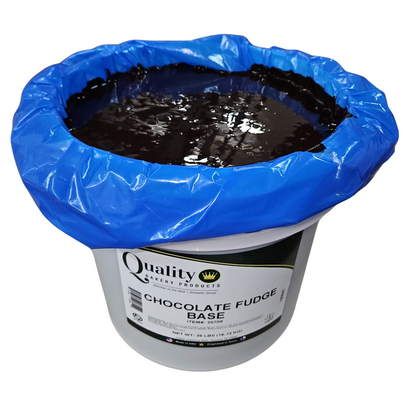 Quality Dark Chocolate Fudge Base For Icings and Glaze-36 pounds - Bakery Wholesalers