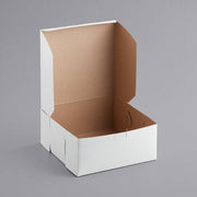 9X9X4 Lock Corner Bakery Box (200) count Bakery Wholesalers