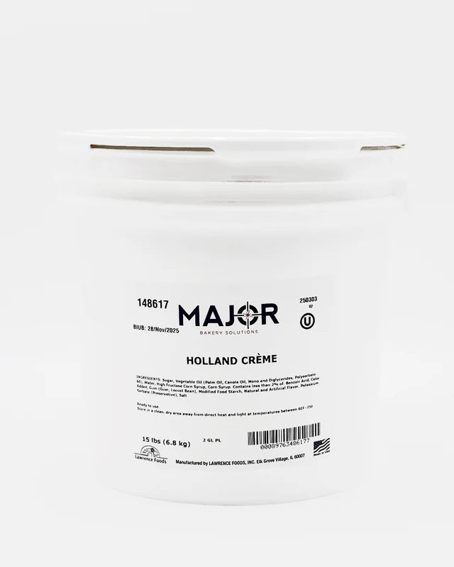 Major Bakery Solutions Holland Creme 15 lbs - Bakery Wholesalers