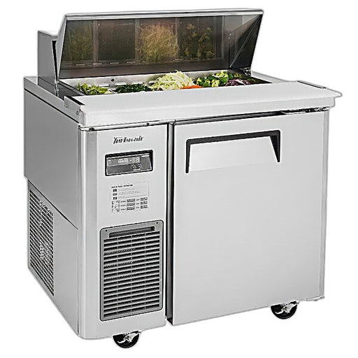 Turbo Air JST-36-N 36" 1 Door Side Mount Compressor Refrigerated Sandwich Prep Table - Donut-Equipment.com