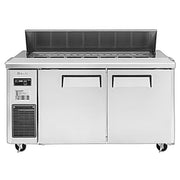 Turbo Air JST-60-N 60" 2 Door Side Mount Compressor Refrigerated Sandwich Prep Table - Donut-Equipment.com
