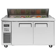 Turbo Air JST-60-N 60" 2 Door Side Mount Compressor Refrigerated Sandwich Prep Table - Donut-Equipment.com
