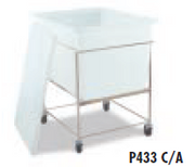 Faribo 433-3 Frame & 4 #519 Casters ONLY, 25"L x 19"W x 24"H - Bakery Wholesalers
