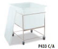 Faribo 433-3 Frame & 4 #519 Casters ONLY, 25"L x 19"W x 24"H - Bakery Wholesalers