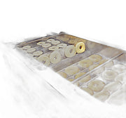 Belshaw Donut Robot® Mark VI (3-3/4" Flight Bar) with Dual Star Depositor 1-9/16" for Cake Donut Production - Bakery Wholesalers