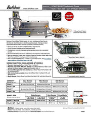 Belshaw Donut Robot® Mark II GP (Gas) Propane or Natural Gas for Mini Donuts only Bakery Wholesalers
