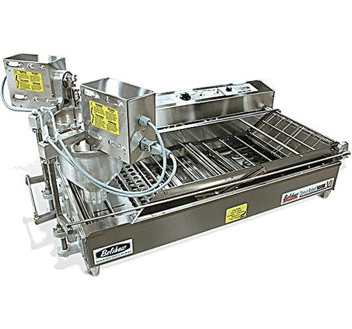 Belshaw Donut Robot® Mark VI (3-3/4" Flight Bar) with Dual Star Depositor 1-9/16" for Cake Donut Production - Bakery Wholesalers