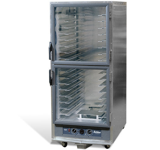 Belshaw CP2 208-240 Volts, 50-60 hz, 1-phase 17-shelf cabinet proofer with (2)'Dutch' Doors with Autowater installed